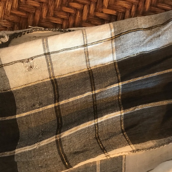 Black, Grey and Gold Scarf - Picture 3 of 5